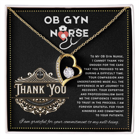 JGF Jewelry Gifts for Family Ob Gyn Thank You Gifts For Nurse Single Heart Necklace