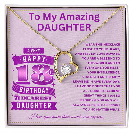 JGF Jewelry Gifts for Family 18 Year Old Girl Birthday Gifts For My Daughter 18th