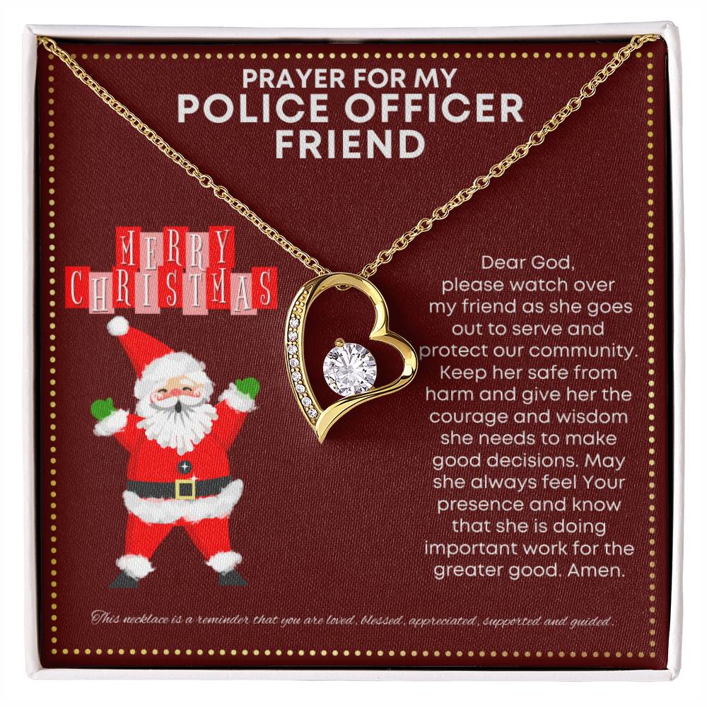 JGF Jewelry Gifts for Family Police Officer Friend Gifts for Her Women