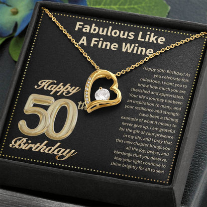JGF Jewelry Gifts for Family 50 Year Old Birthday Gifts For Women Unique