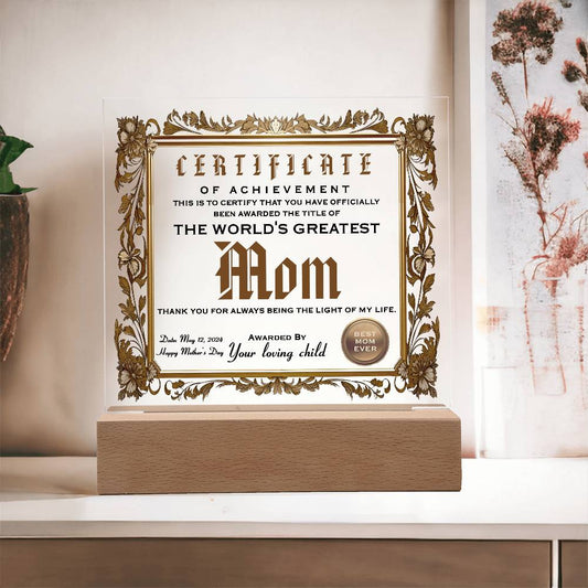 Mom-Happy Mother's Day-Acrylic