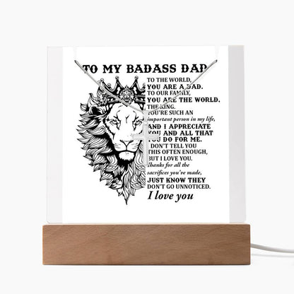 To My Badass Dad