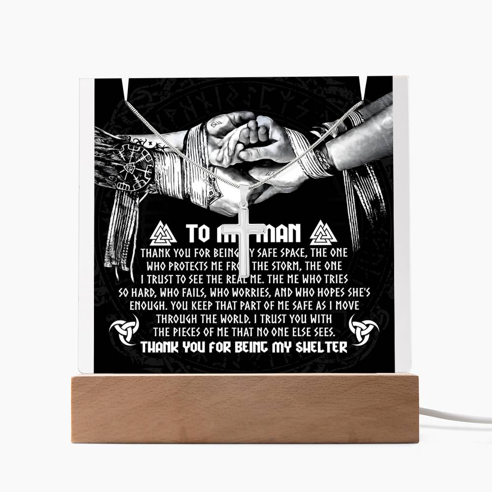 To My Man Thank You For Being My Shelter