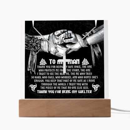 To My Man Thank You For Being My Shelter