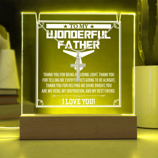 To My Dad - A Guiding Light Necklace