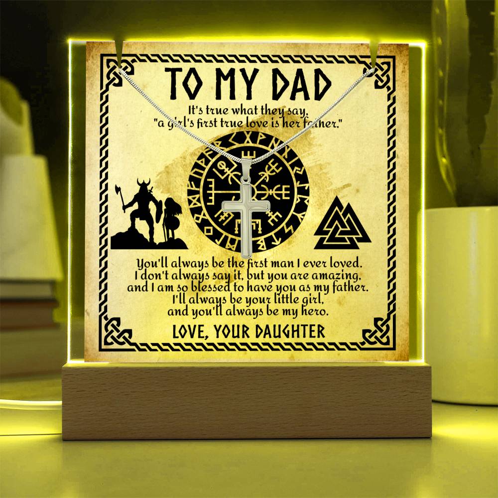 To My Dad - Be The First Man Necklace