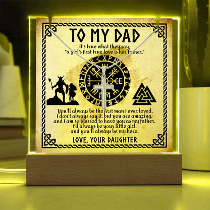 To My Dad - Be The First Man Necklace