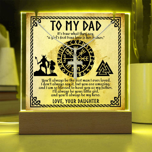 To My Dad - Be The First Man Necklace