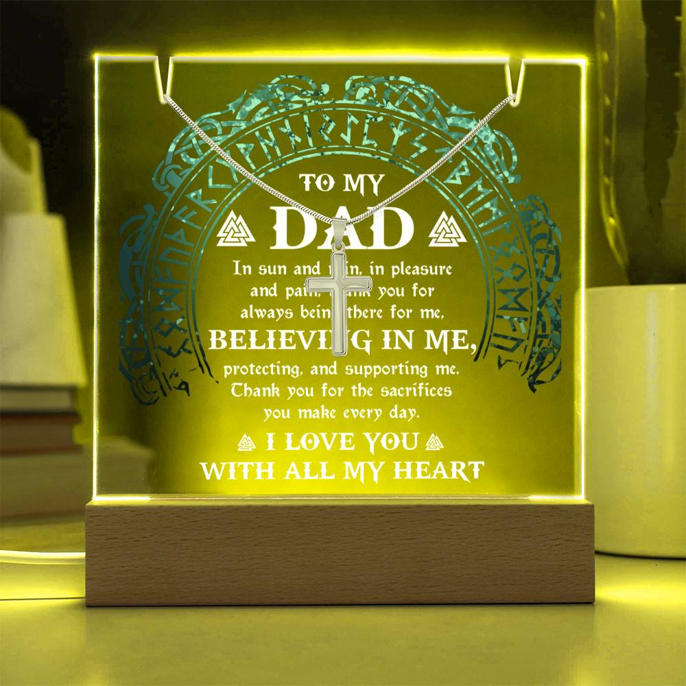 To My Dad - Believing In Me - Necklace