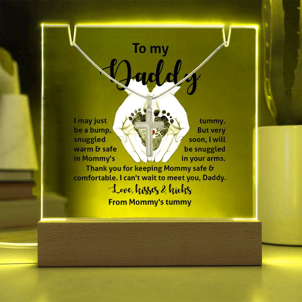 To My Dad - I May Just Be a Bump Necklace