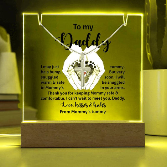 To My Dad - I May Just Be a Bump Necklace