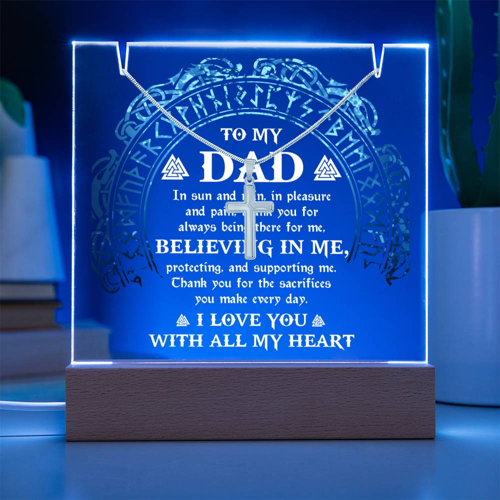 To My Dad - Believing In Me - Necklace