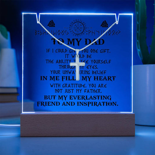 To My Dad - Everlasting Friend - Necklace