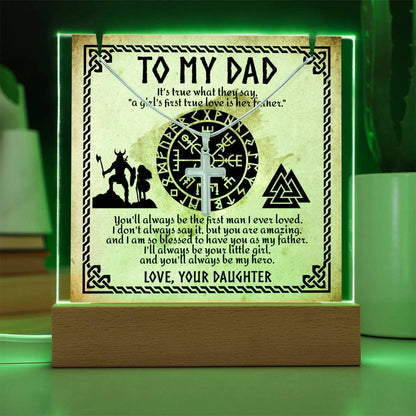 To My Dad - Be The First Man Necklace