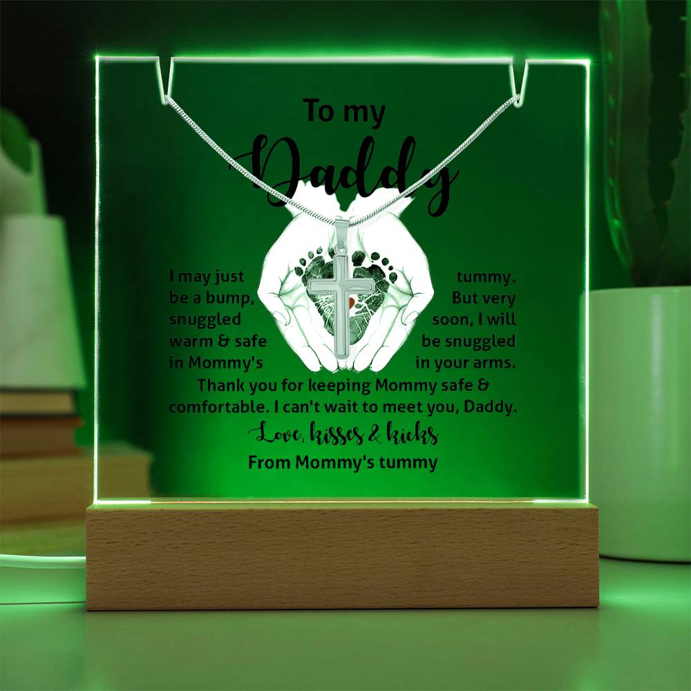 To My Dad - I May Just Be a Bump Necklace