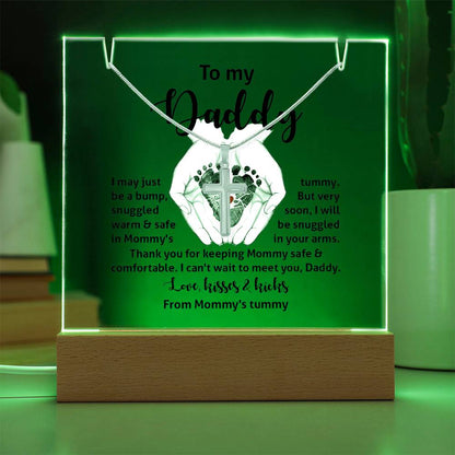 To My Dad - I May Just Be a Bump Necklace