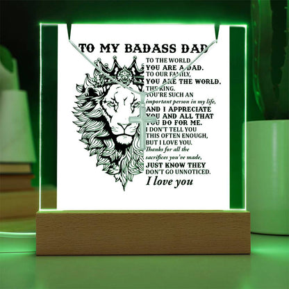 To My Badass Dad