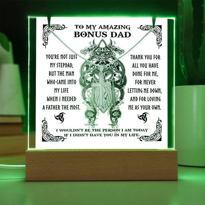 To My Amazing Bonus Dad