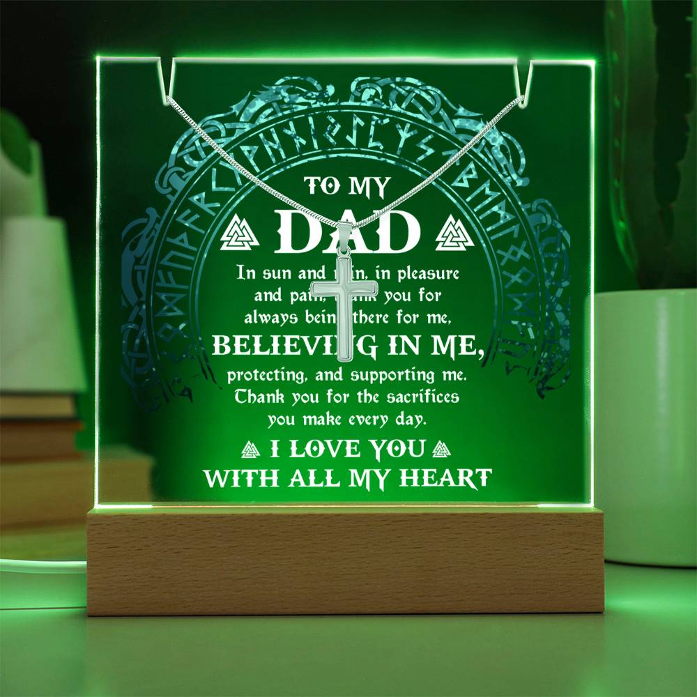 To My Dad - Believing In Me - Necklace