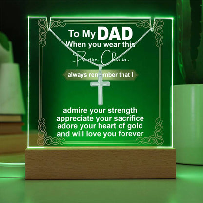 To My Dad - Promise Chain - Necklace