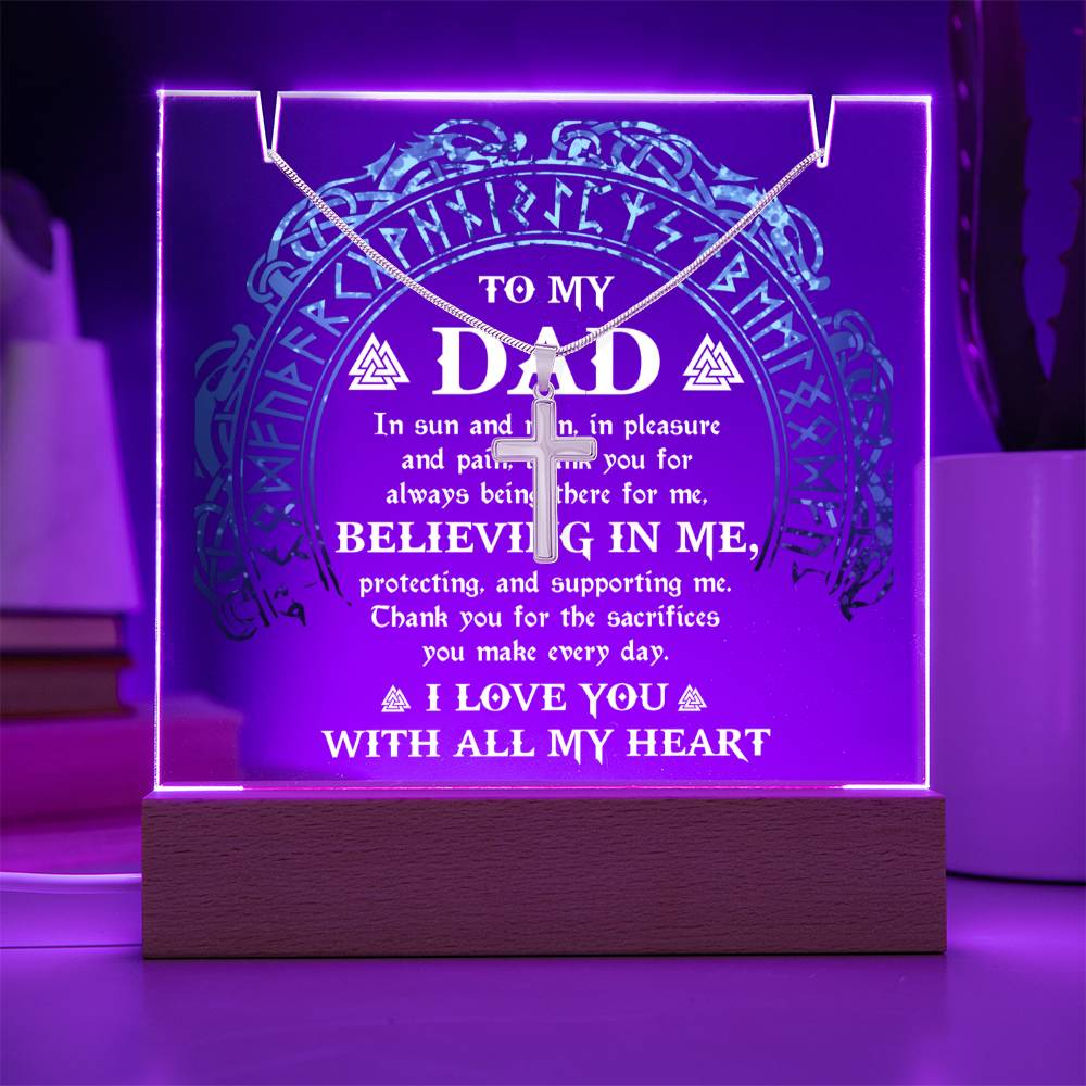 To My Dad - Believing In Me - Necklace