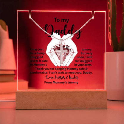 To My Dad - I May Just Be a Bump Necklace