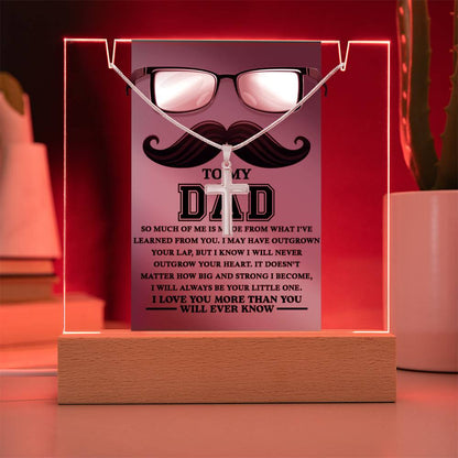 To My Dad - So Much Of Me Necklace