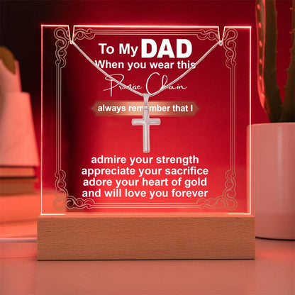 To My Dad - Promise Chain - Necklace