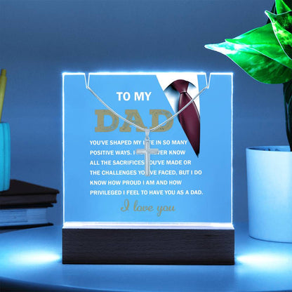 To My Dad - You've Shaped My Life - Necklace