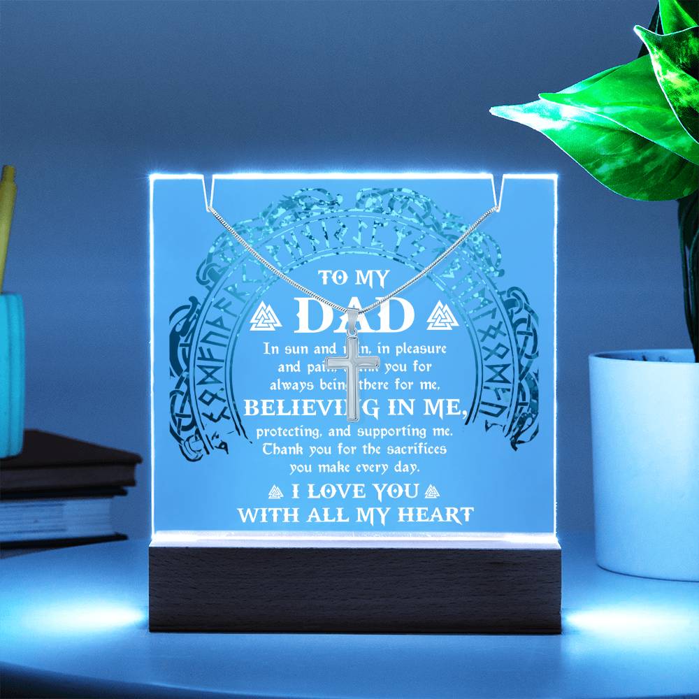 To My Dad - Believing In Me - Necklace