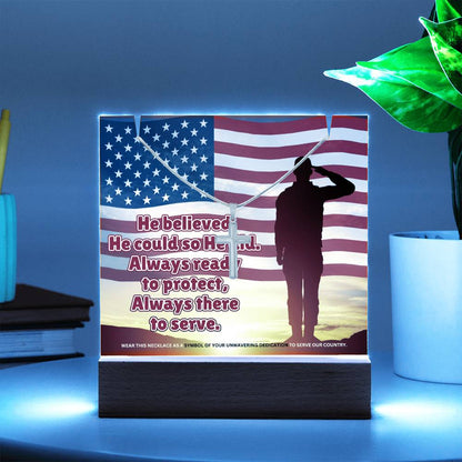 JGF Jewelry Gifts For Family US Navy Air Force Military Retirement Gifts For Men  Army Deployed