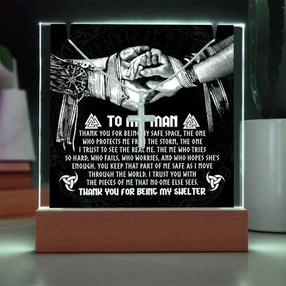 To My Man Thank You For Being My Shelter