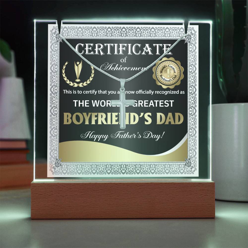 To My Boyfriend's Dad - Certificate of Achievement