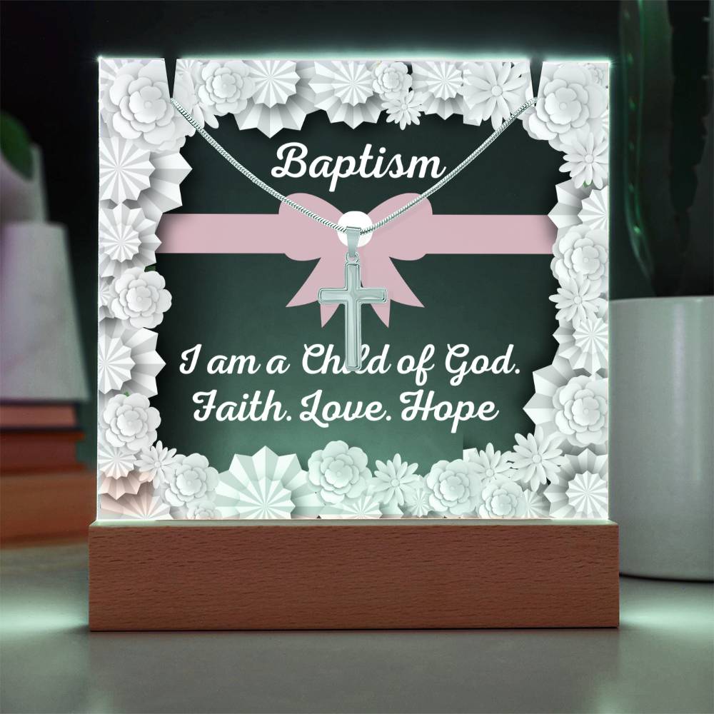 JGF Baptism of the Holy Spirit Necklace For Baby Girl