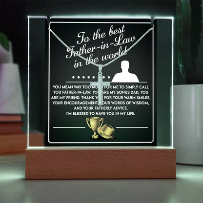 To My Father-In-Law - You're My Bonus Dad