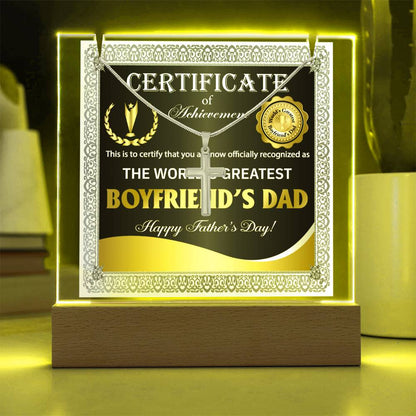 To My Boyfriend's Dad - Certificate of Achievement