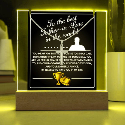 To My Father-In-Law - You're My Bonus Dad