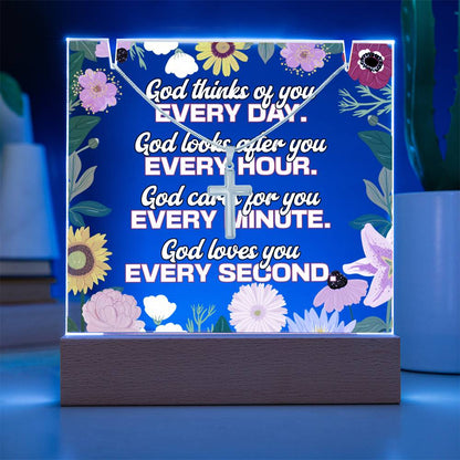 JGF Jewelry Gifts For Family Silver Cross Necklace For Teen Girls