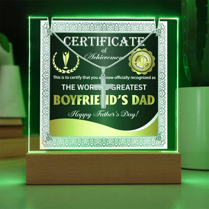 To My Boyfriend's Dad - Certificate of Achievement