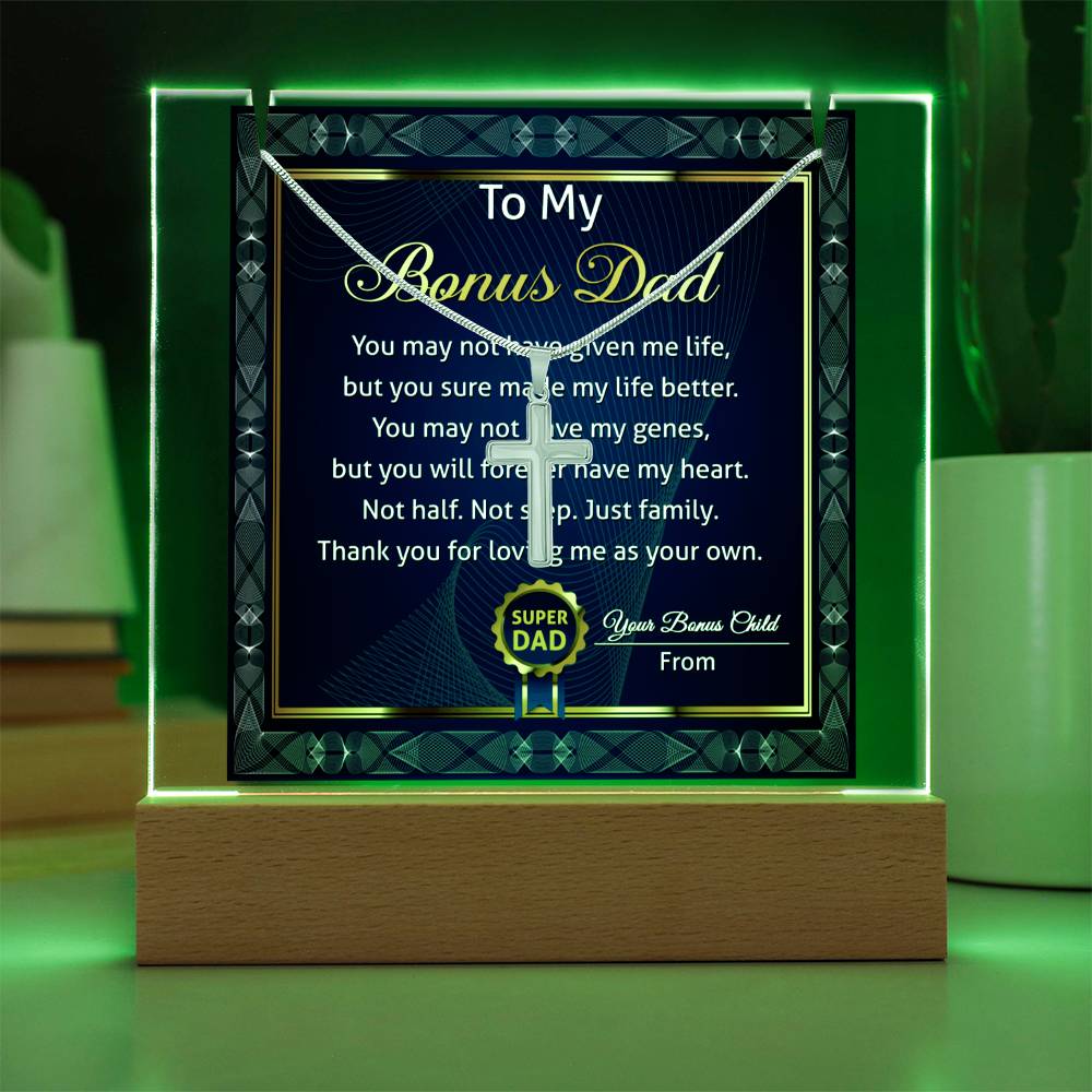 To My Bonus Dad - Thank You For Loving Me