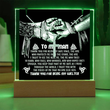 To My Man Thank You For Being My Shelter