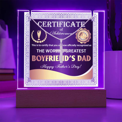 To My Boyfriend's Dad - Certificate of Achievement