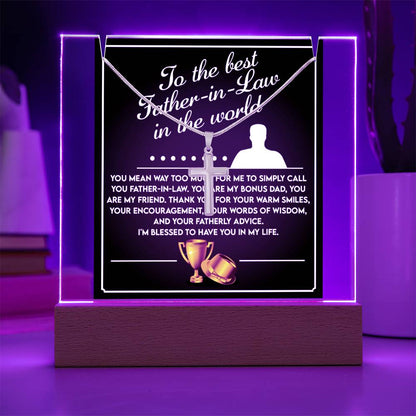 To My Father-In-Law - You're My Bonus Dad