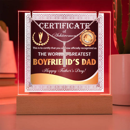 To My Boyfriend's Dad - Certificate of Achievement