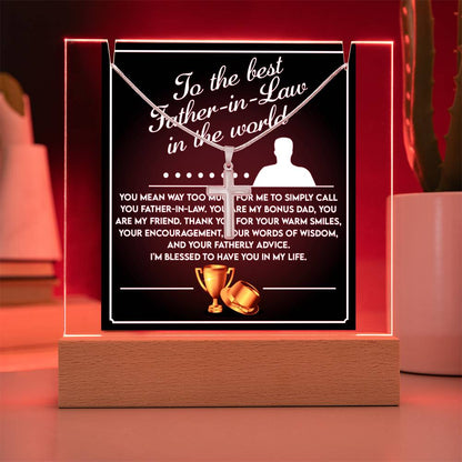 To My Father-In-Law - You're My Bonus Dad