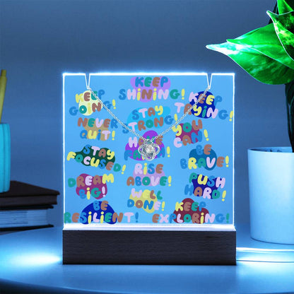 JGF Jewelry Gifts for Family Colorful Positive Affirmations for Kids