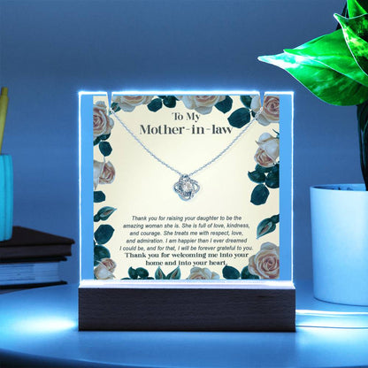 To Mom-In-Law - Thank You For Raising Your Daughter