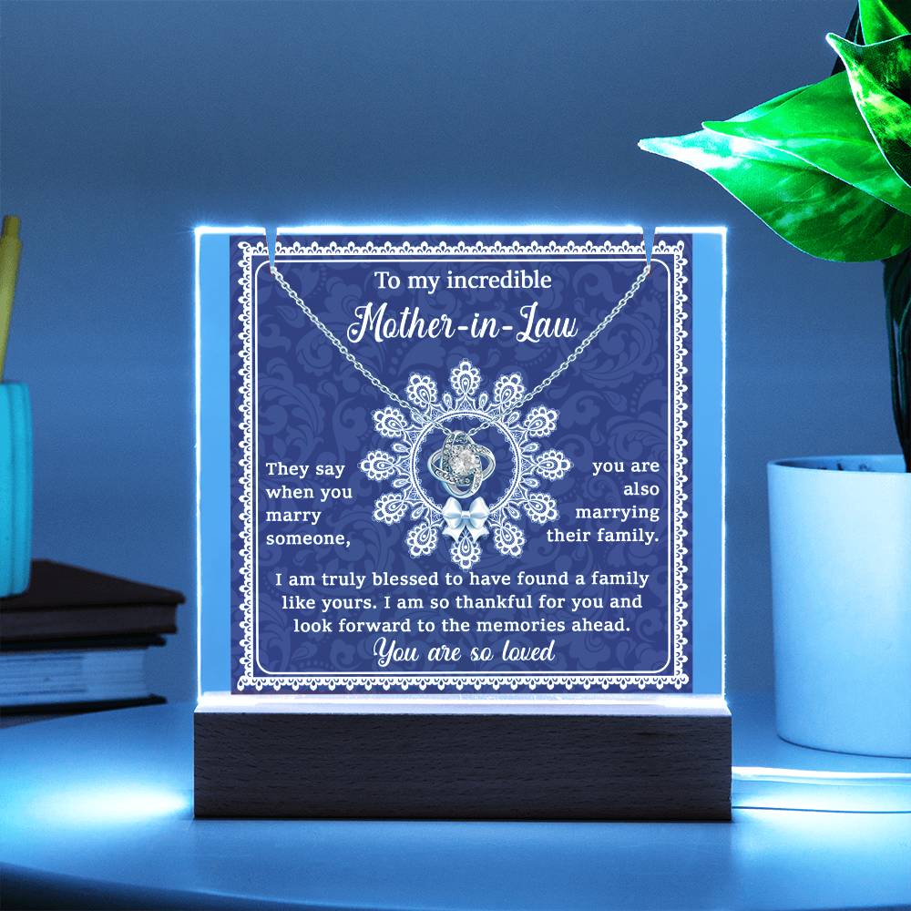 To Mother-In-Law - Blessed To Have A Family