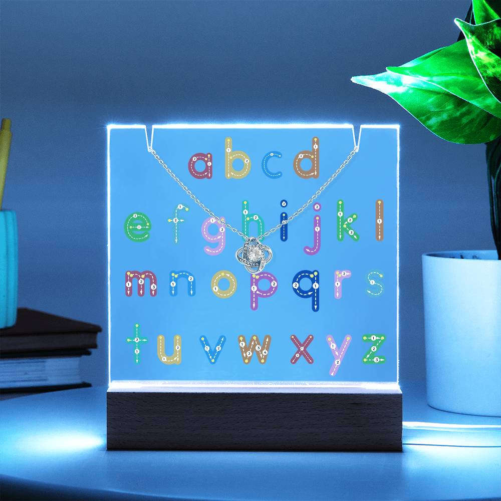 JGF Jewelry Gifts for Family ABC Small Letters