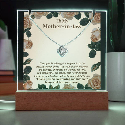To Mom-In-Law - Thank You For Raising Your Daughter